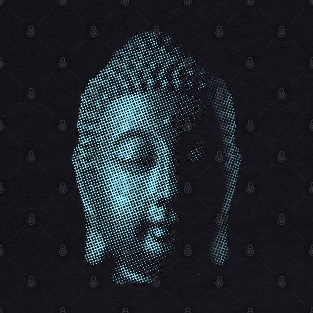 Big Blue Buddha by robotface